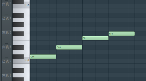 FL Studio钢琴卷轴中的切割命令